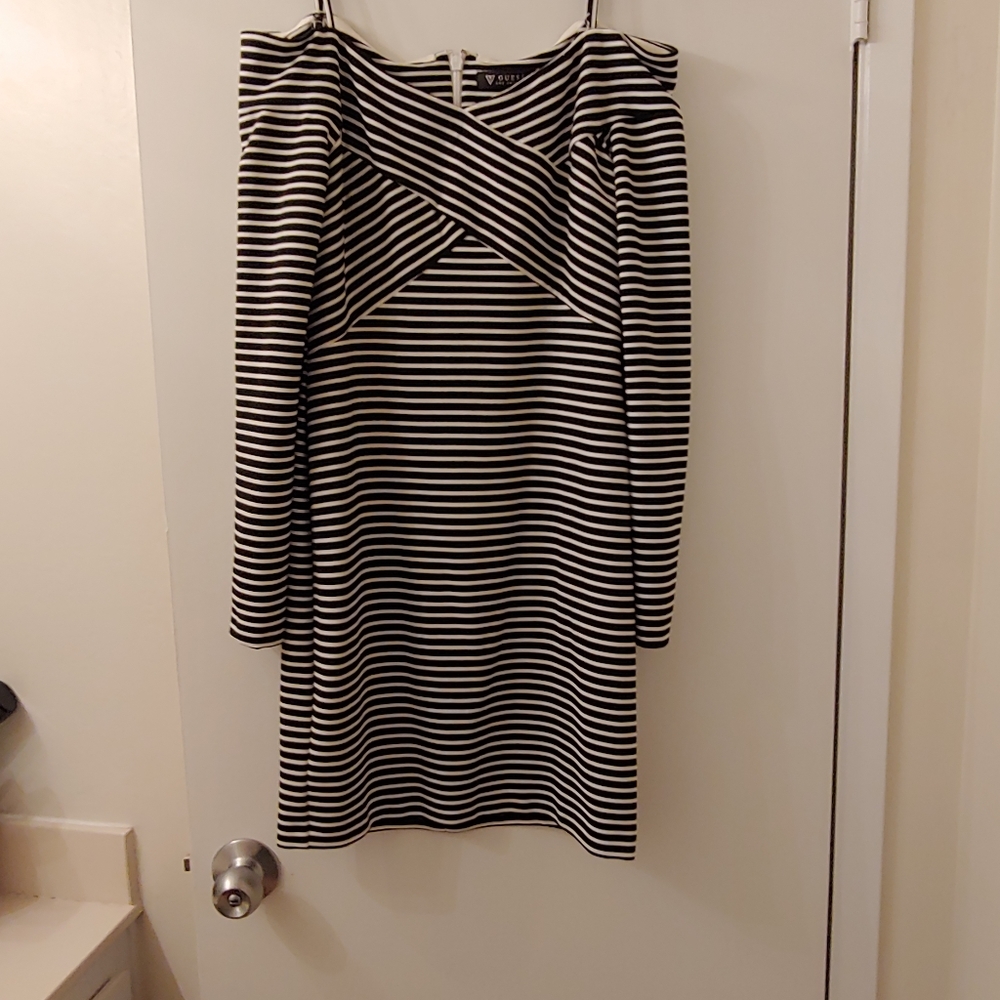 Guess Black & White Dress